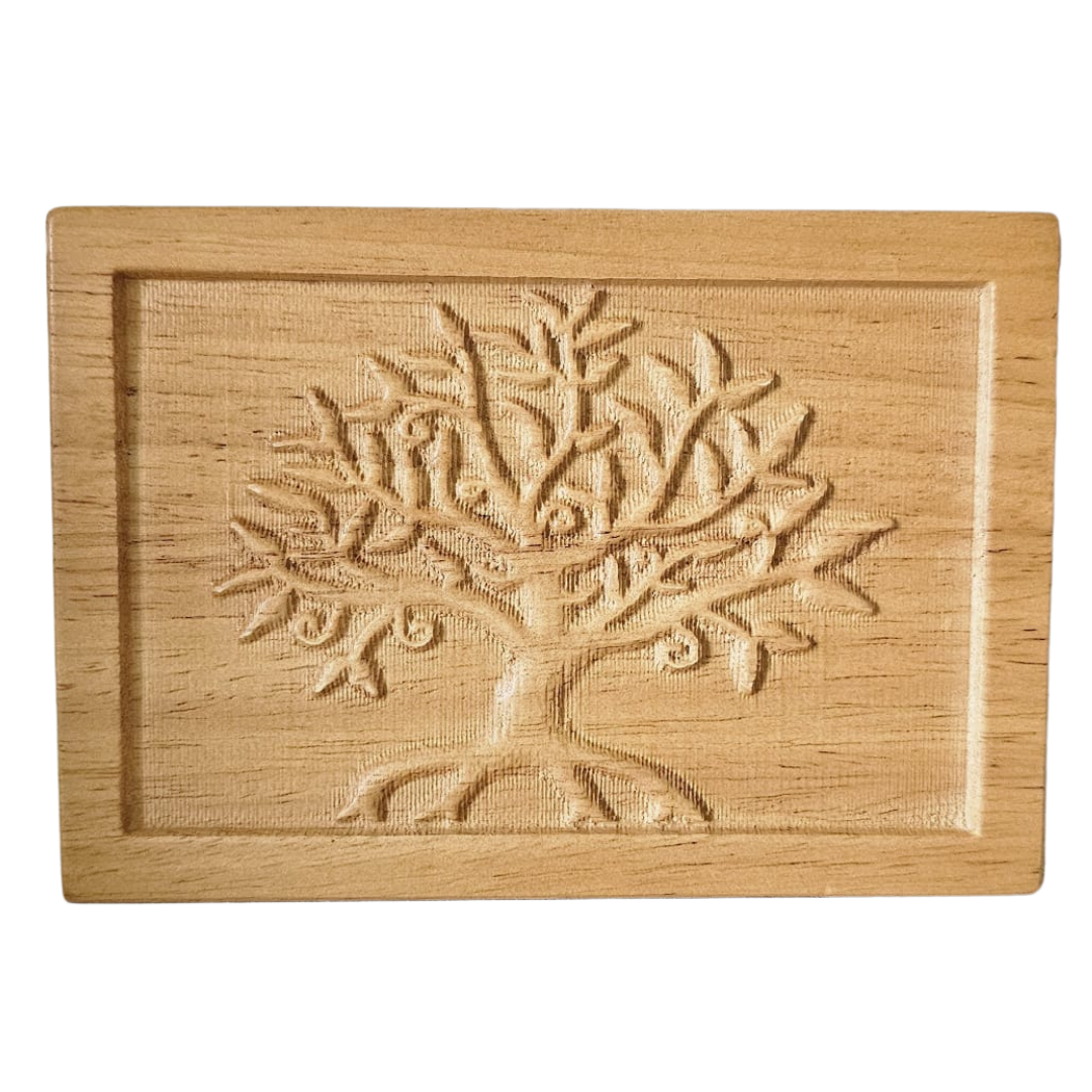 Tree of life oak urn